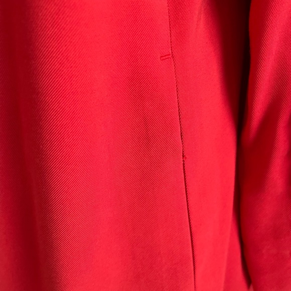 H&M red tuxedo lapel blazer - Picture 4 of 9